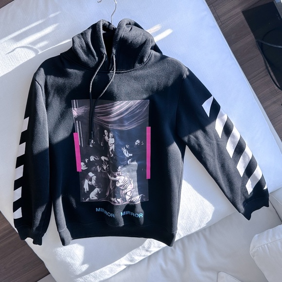 COPY - OFF-WHITE DIAGONALS CARAVAGGIO HOODY - S - Picture 2 of 6